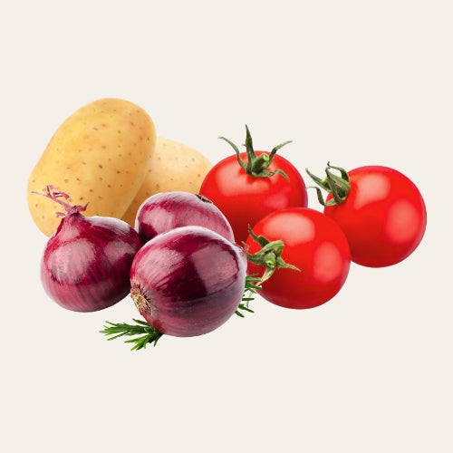 Potato, Tomato, Onion